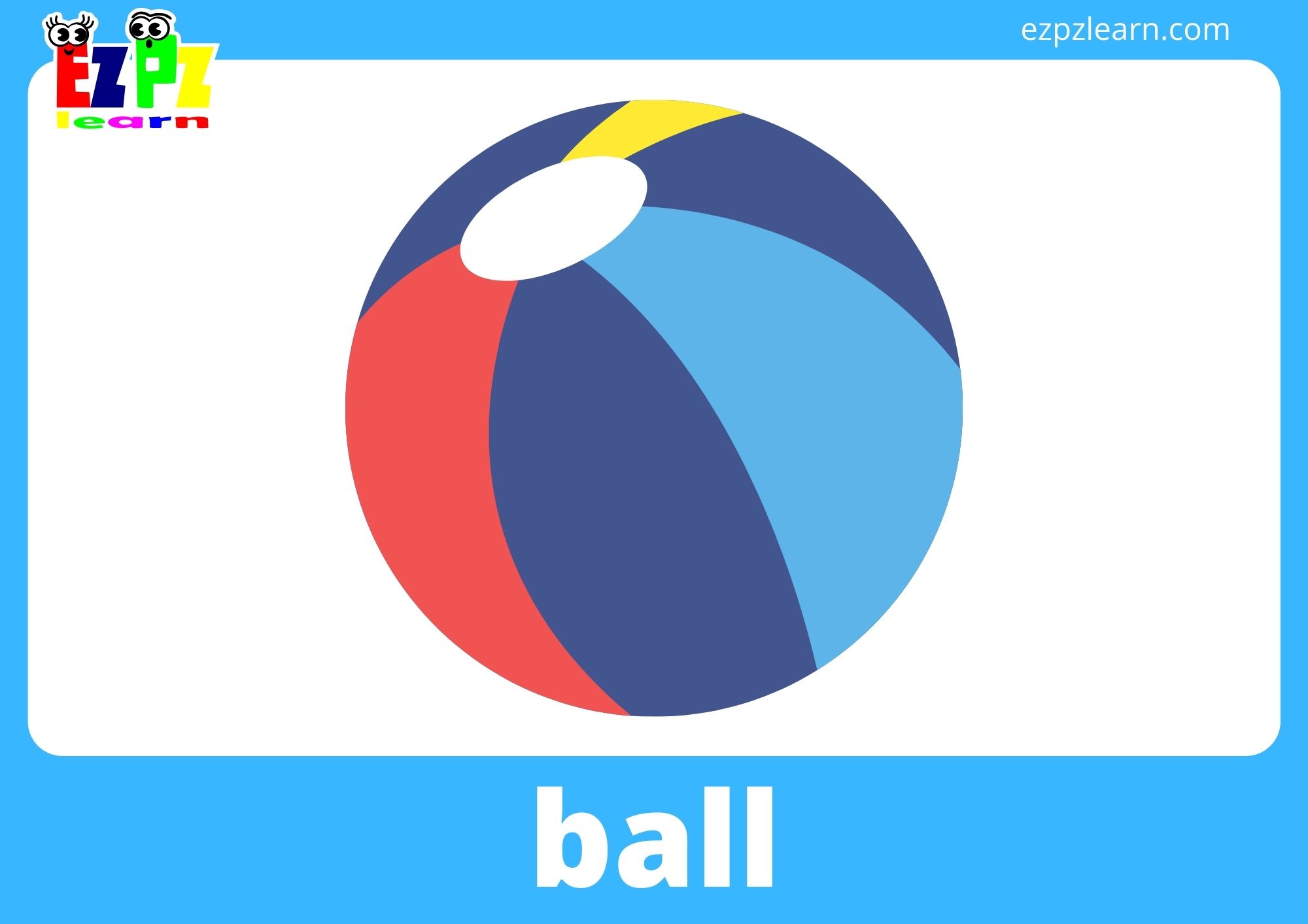 Playground Flashcards With Word ONLINE Ezpzlearn
